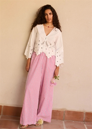 Trine bluse White Cutwork Sissel Edelbo 